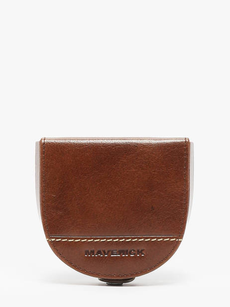 Portemonnee Leder Maverick Bruin rough gear MAVRG057