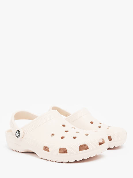 Slippers Classic Bone Crocs Beige women 10001 ander zicht 1