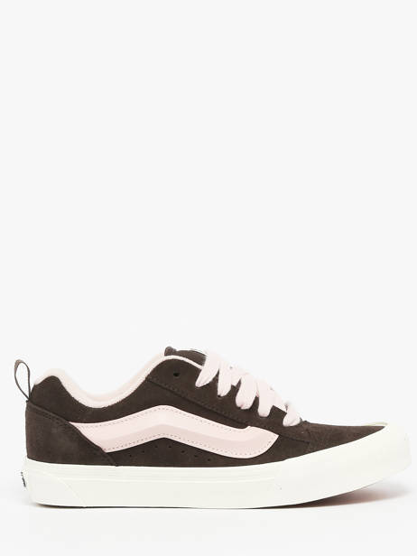 Sneakers Knu Skool Uit Leder Vans Bruin women D75O3N