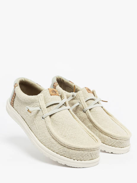 Mocassins Wally Jute Hey dude Beige men 43085 ander zicht 2