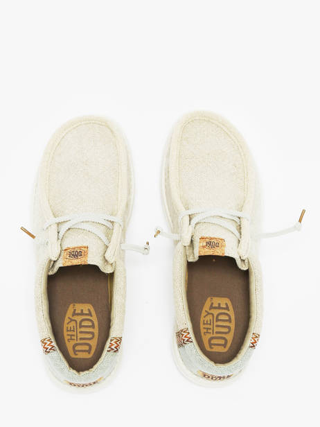 Mocassins Wally Jute Hey dude Beige men 43085 ander zicht 4