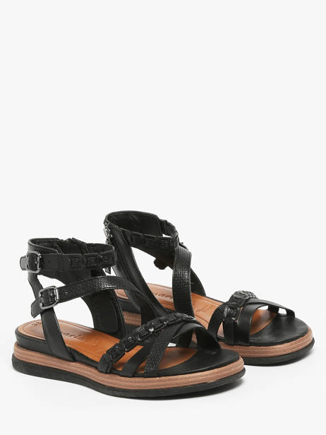 Sandalen Uit Leder Tamaris Zwart women 44 ander zicht 1