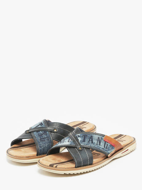 Slippers Mustang Blauw men - 04152705 ander zicht 1