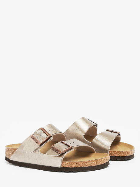 Slippers Arizona Birkenstock Beige women 1029439 ander zicht 1