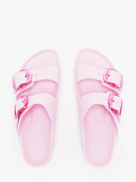 Slippers Arizona Big Buckle Birkenstock Roze women 1029642 ander zicht 3