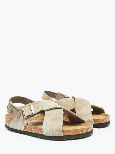 Sandalen Tulum Uit Leder Birkenstock Beige women 1029834 ander zicht 1