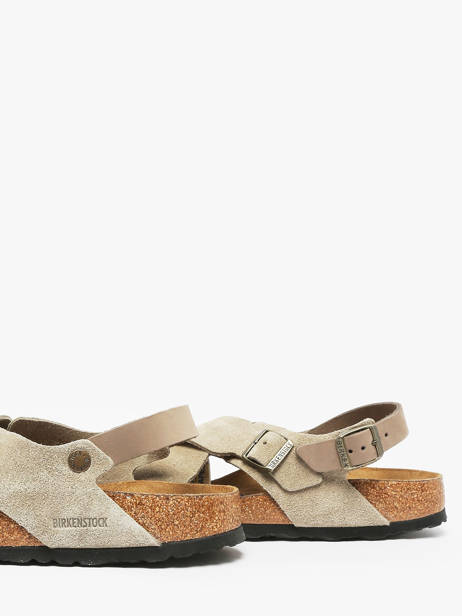 Sandalen Tulum Uit Leder Birkenstock Beige women 1029834 ander zicht 2
