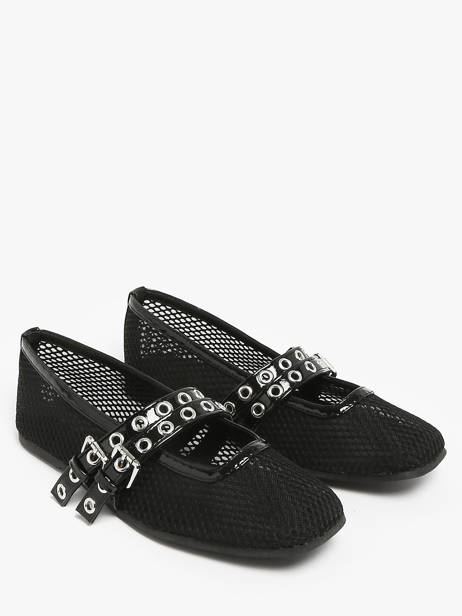 Ballerinas Colors of california Zwart women CPATTY07 ander zicht 2