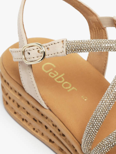 Sandalen Gabor Zilver women 82 ander zicht 2