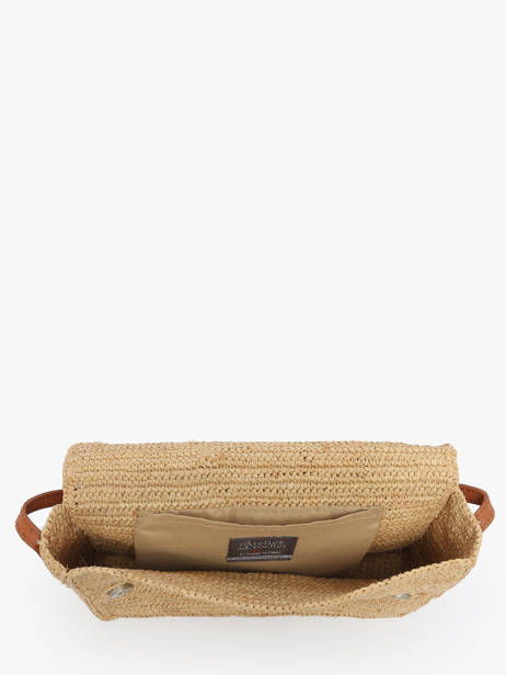 Cross Body Tas L'atelier Du Crochet Raphia Le voyage en panier Wit l'atelier du crochet AM768 ander zicht 3