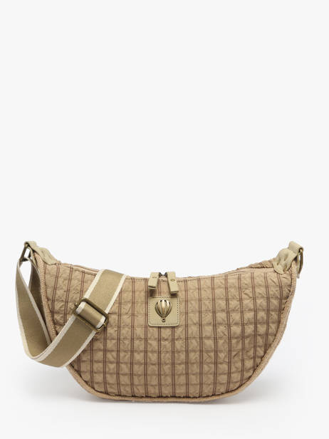 Cross Body Tas Gaufrette Le voyage en panier Beige gaufrette PM882