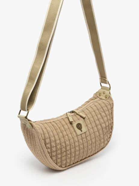 Cross Body Tas Gaufrette Le voyage en panier Beige gaufrette PM882 ander zicht 2
