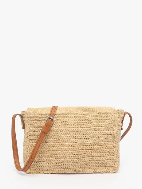 Cross Body Tas L'atelier Du Crochet Raphia Le voyage en panier Beige l'atelier du crochet AM803 ander zicht 4