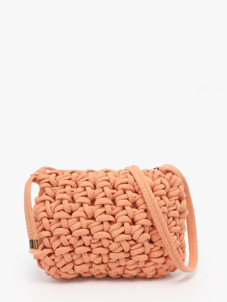Cross Body Tas Crochet Le voyage en panier Oranje crochet PM854 ander zicht 4