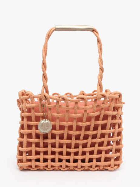 Handtassen Crochet Le voyage en panier Oranje crochet PM853
