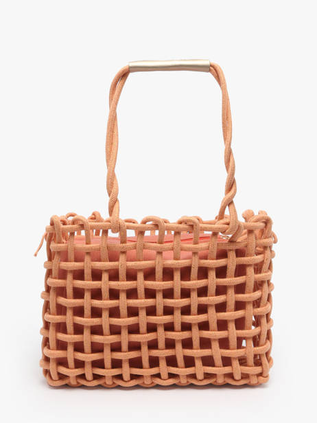 Handtassen Crochet Le voyage en panier Oranje crochet PM853 ander zicht 4