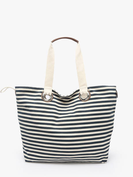 Handtas Mariniere Le voyage en panier Blauw mariniere HC308 ander zicht 4