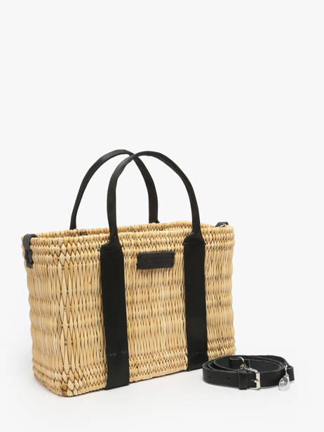 Handtassen Estival Stro Le voyage en panier Zwart estival PM779 ander zicht 2