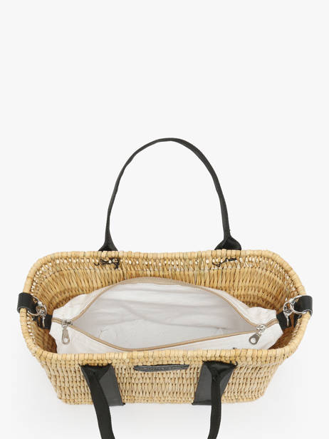 Handtassen Estival Stro Le voyage en panier Zwart estival PM779 ander zicht 3