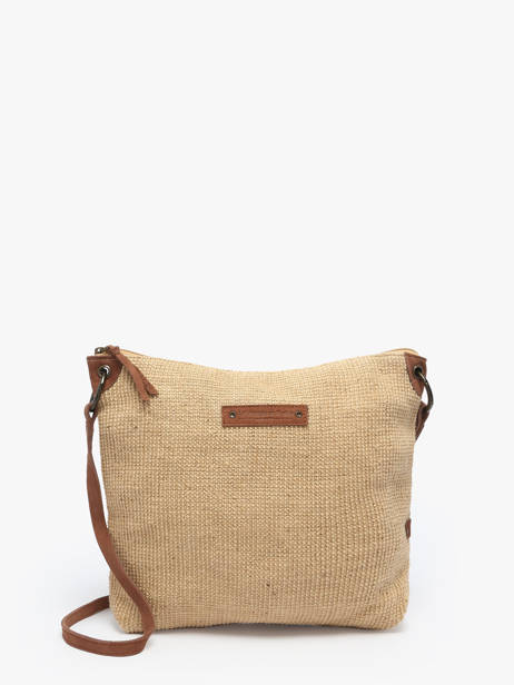Cross Body Tas Over The Rainbow Jute Le voyage en panier Beige over the rainbow PM757