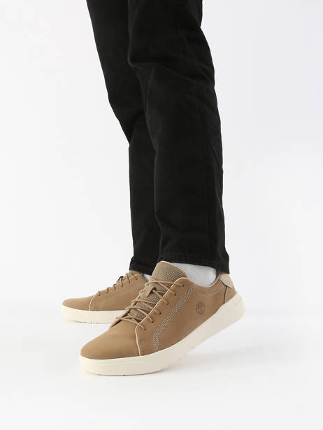 Sneakers Seneca Bay Uit Leder Timberland Bruin men 5TY5DR01 ander zicht 1