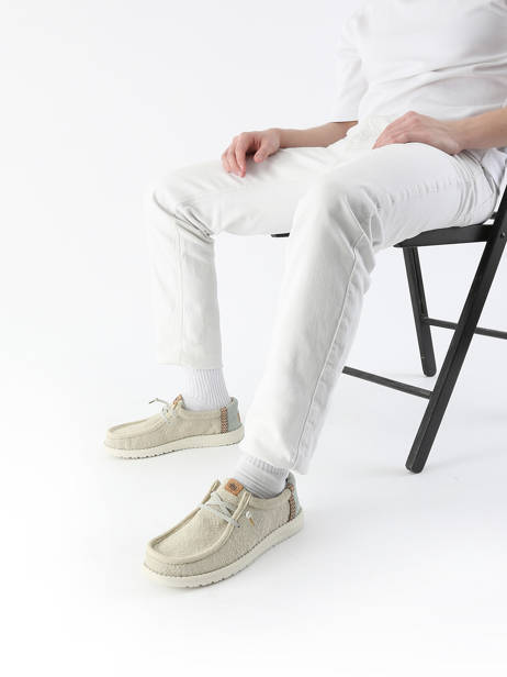 Mocassins Wally Jute Hey dude Beige men 43085 ander zicht 1
