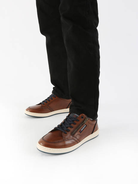 Sneakers Missouri Uit Leder Redskins Bruin men MISSOURI ander zicht 1