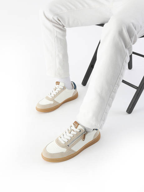 Sneakers Mustang Beige men 4204301 ander zicht 1