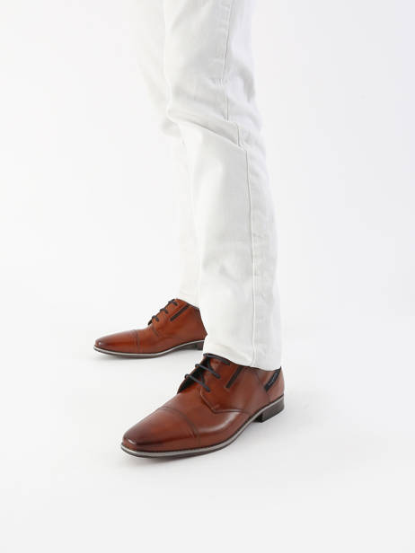 Stadsschoenen Armo Uit Leder Bugatti Bruin men 31196010