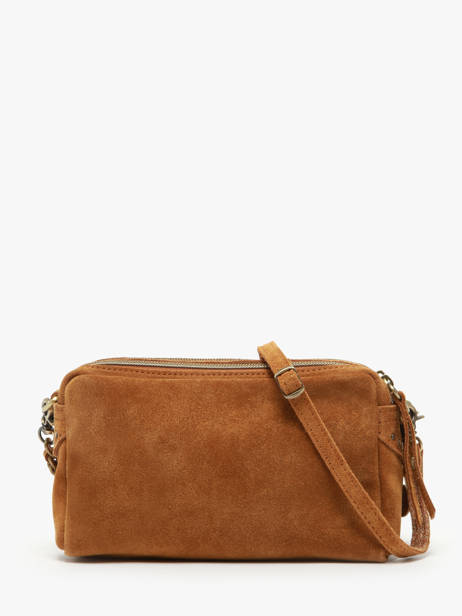 Cross Body Tas Vintage Leder Mila louise Bruin vintage 2367XSV4 ander zicht 4