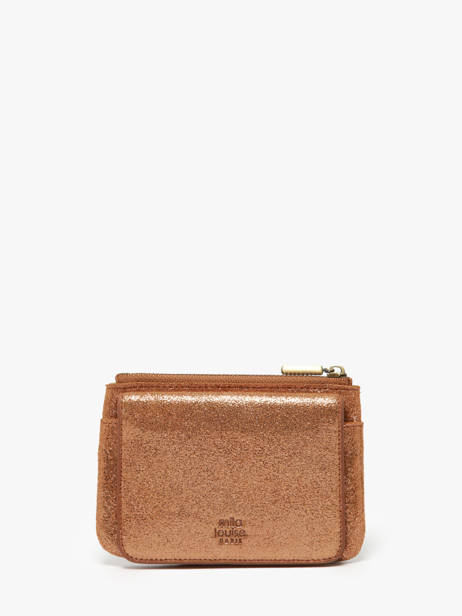 Portemonnee Leder Mila louise Bruin vintage 3853X