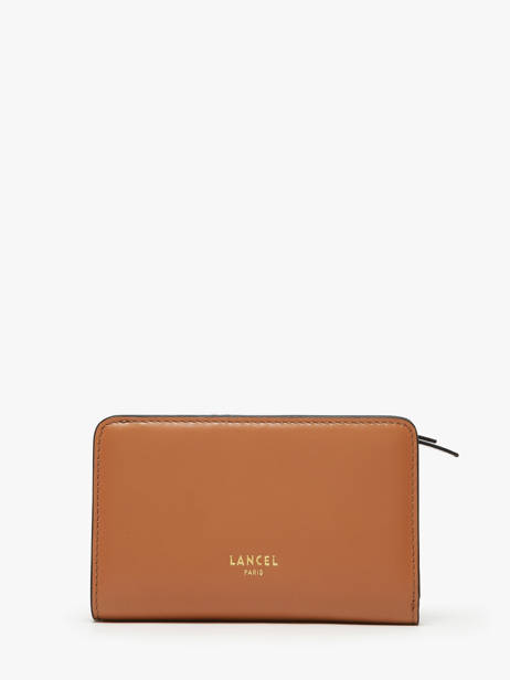 Portefeuille Leder Lancel Bruin origami A13423