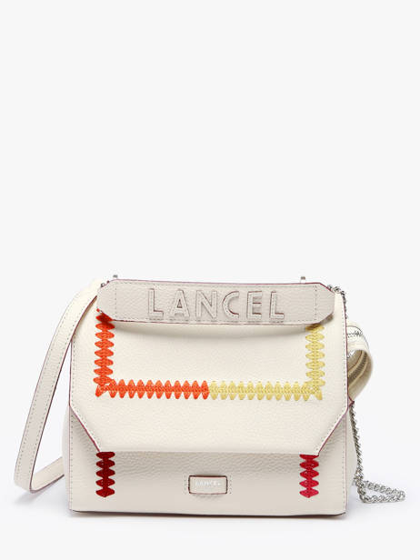 Cross Body Tas Ninon Leder Lancel Wit ninon A13386