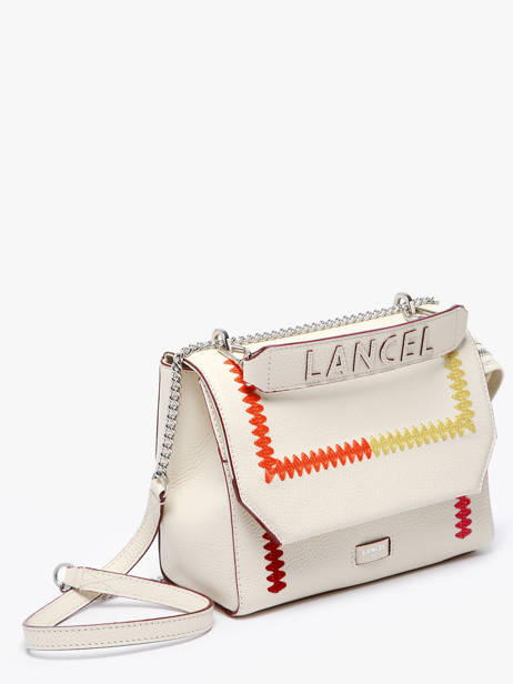 Cross Body Tas Ninon Leder Lancel Wit ninon A13386 ander zicht 2