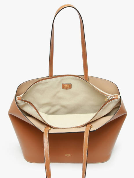 Schoudertas Angele Leder Lancel Bruin angele A13361 ander zicht 3