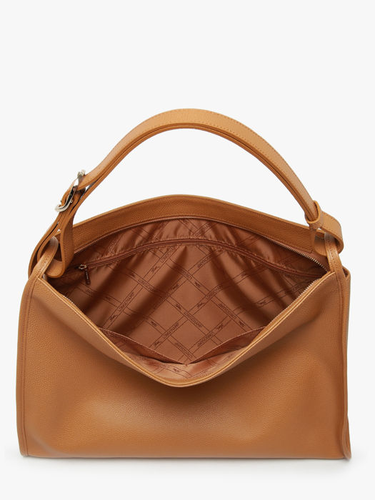 Longchamp Le foulonné Schoudertas Bruin