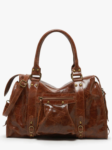 Schoudertas Elefante Leder Milano Bruin elefante EF24095