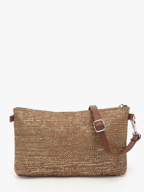 Cross Body Tas Panama Papier Les tropeziennes Bruin panama TZ02 ander zicht 4