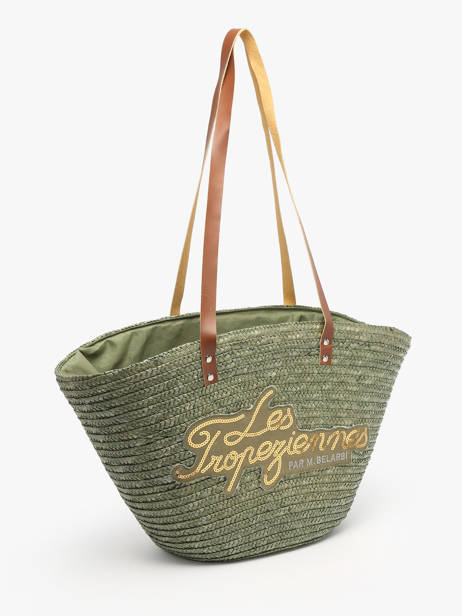 Schoudertas Milos Stro Les tropeziennes Groen milos TZ01 ander zicht 2