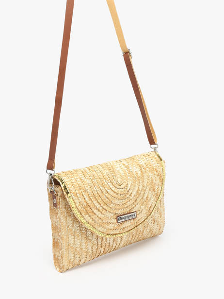 Cross Body Tas Milos Stro Les tropeziennes Beige milos TZ03 ander zicht 2