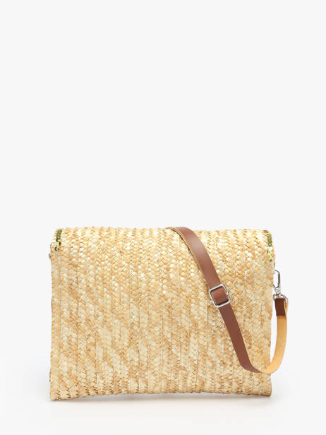 Cross Body Tas Milos Stro Les tropeziennes Beige milos TZ03 ander zicht 4