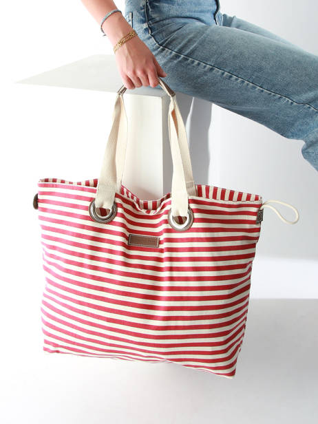 Handtas Mariniere Le voyage en panier Rood mariniere HC308 ander zicht 1