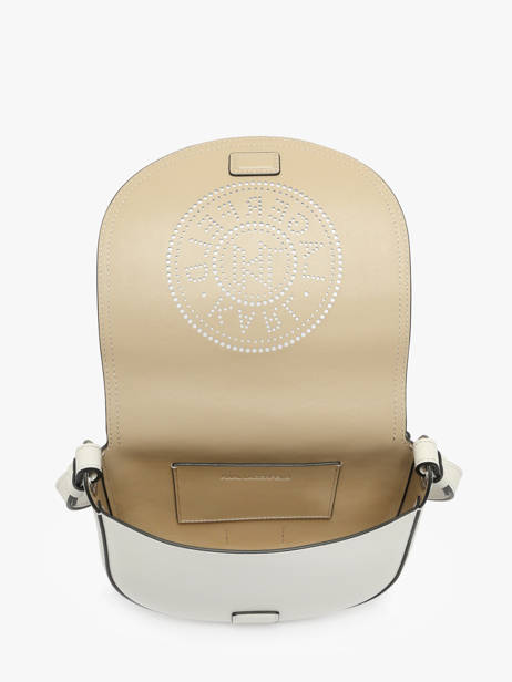 Cross Body Tas K Circle Leder Karl lagerfeld Beige k circle A1W30212 ander zicht 3