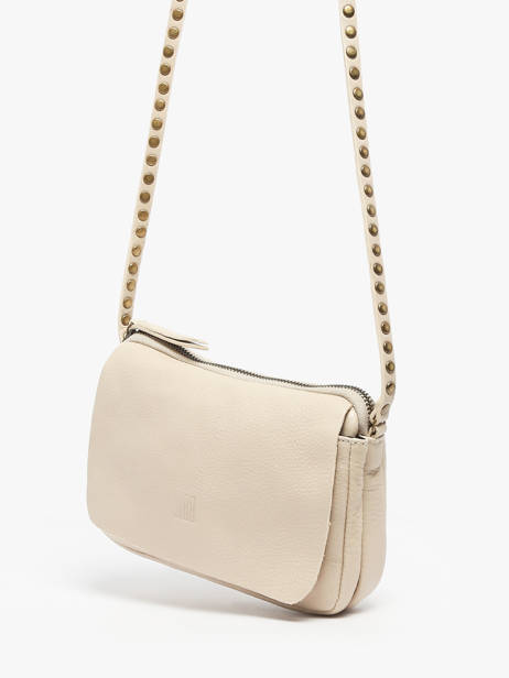 Cross Body Tas Leather Leder Biba Beige leather BET6L ander zicht 2