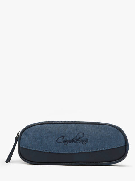 Pennenzak 2 Compartimenten Cameleon Blauw vintage color - VIC-TROU
