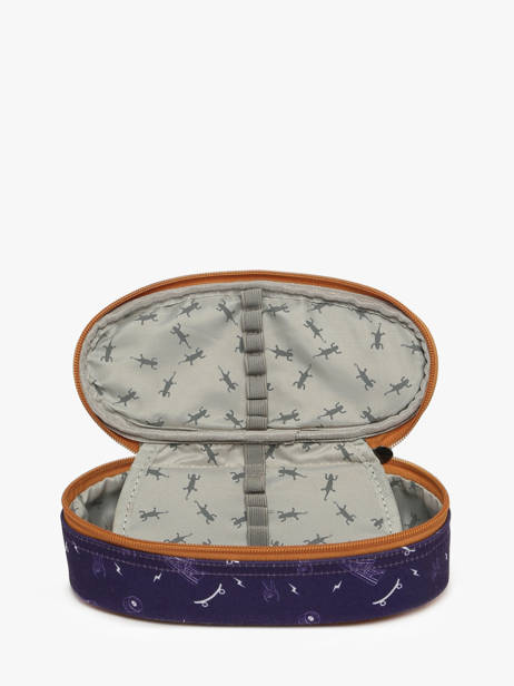 Pennenzak 1 Compartiment Cameleon Violet vintage urban PBVBPLUM ander zicht 1