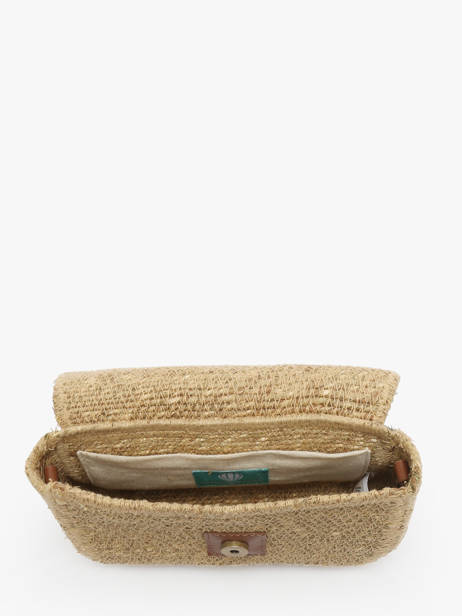 Cross Body Tas Estival Stro Le voyage en panier Beige estival PM894 ander zicht 3