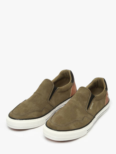 Sneakers Mustang Groen men 4198402 ander zicht 1