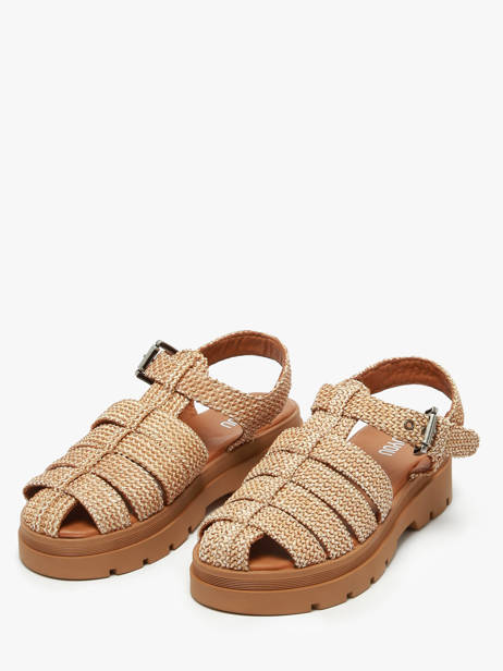 Sandalen Shea Uit Leder Nuyou Beige women 37120 ander zicht 1