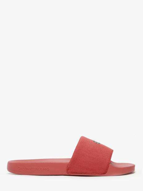 Slippers Calvin klein jeans Rood women 1713GAM ander zicht 2